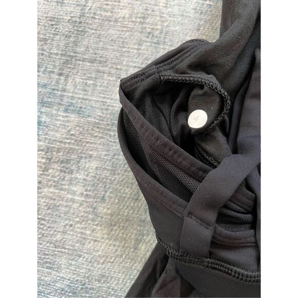 Lululemon Nouveau Limits Tank Black Size 4 - Picture 4 of 6